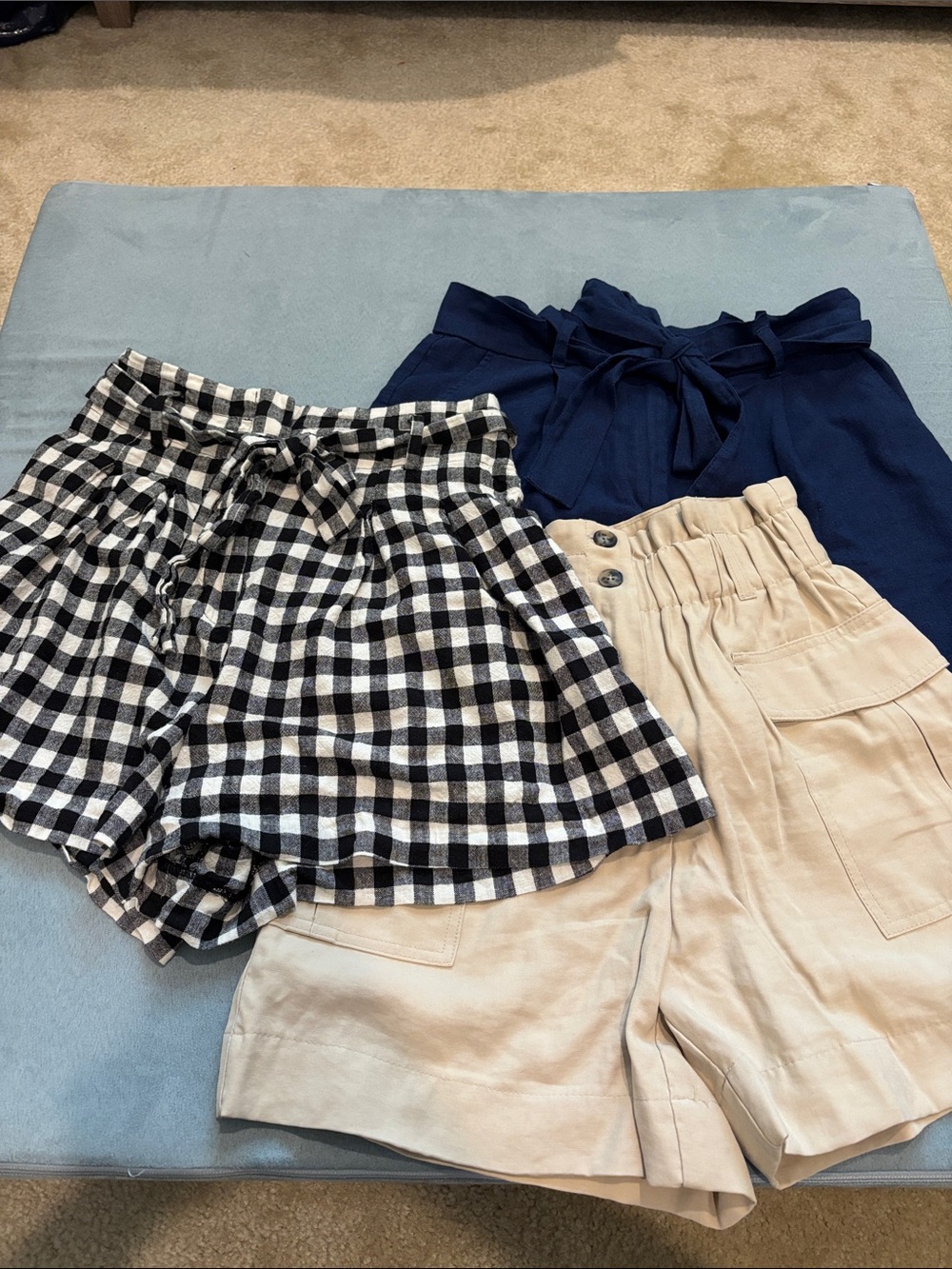 3 Women’s Paperbag Shorts - Casual Summer Style